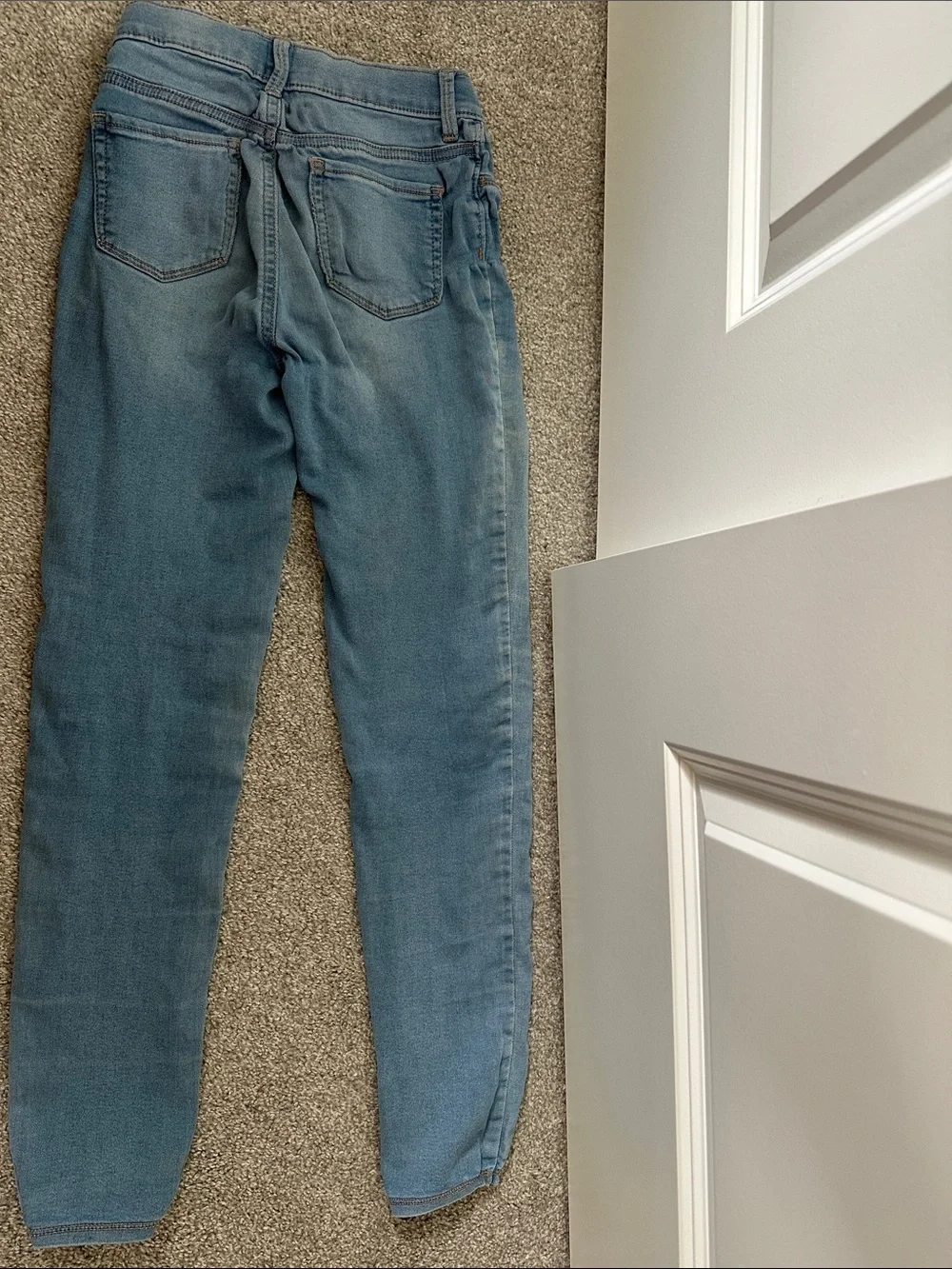 GAP Girl’s Faded Light Blue Skinny Jeans